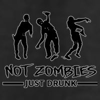 Not Zombies Just Drunk 15oz Campfire Ceramic Mug