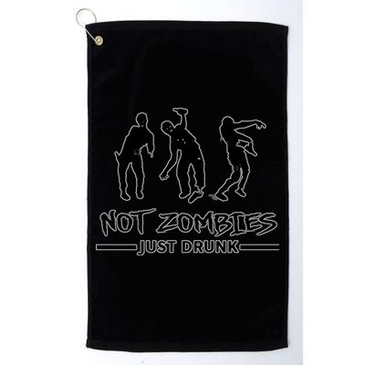 Not Zombies Just Drunk Golf Towel