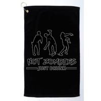 Not Zombies Just Drunk Golf Towel
