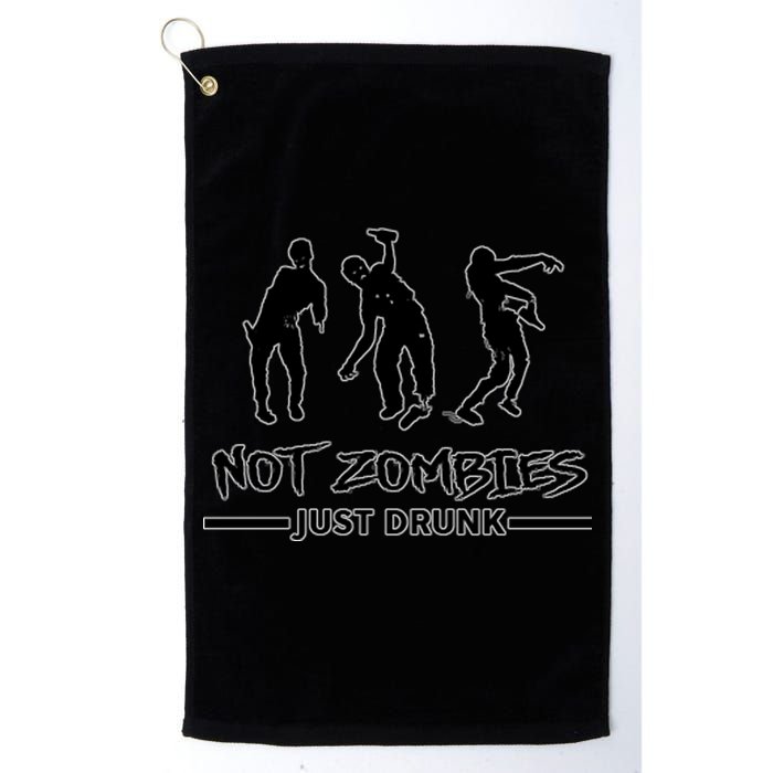 Not Zombies Just Drunk Golf Towel