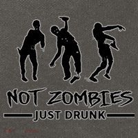 Not Zombies Just Drunk Cotton Canvas Backpack