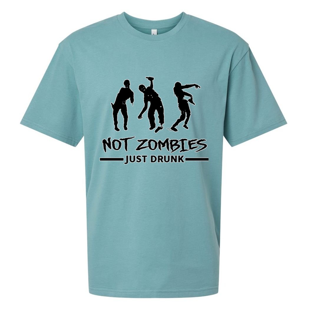 Not Zombies Just Drunk Sueded Cloud Jersey T-Shirt