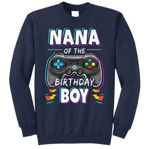 Nana Of The Birthday Boy Video Game Bday Party Gamer Sweatshirt