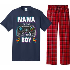 Nana Of The Birthday Boy Video Game Bday Party Gamer Pajama Set