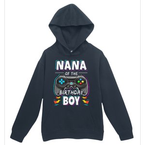 Nana Of The Birthday Boy Video Game Bday Party Gamer Urban Pullover Hoodie