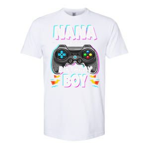 Nana Of The Birthday Boy Video Game Bday Party Gamer Softstyle CVC T-Shirt