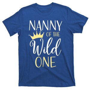 Nanny Of The Wild One First Birthday Matching Family Cool Gift T-Shirt