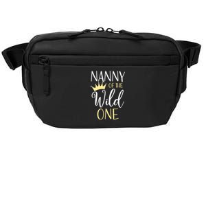 Nanny Of The Wild One First Birthday Matching Family Cool Gift Crossbody Pack