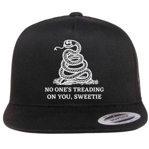 No Ones Treading On You Sweetie Flat Bill Trucker Hat