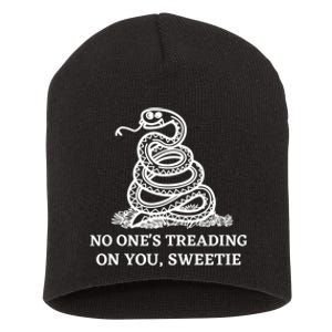 No Ones Treading On You Sweetie Short Acrylic Beanie