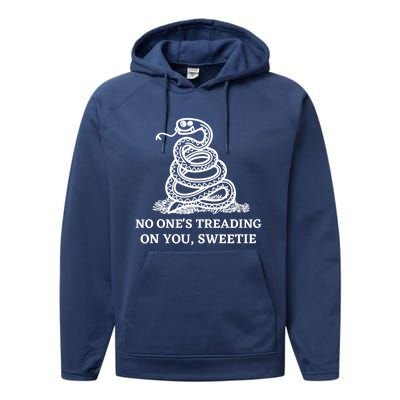 No Ones Treading On You Sweetie Performance Fleece Hoodie