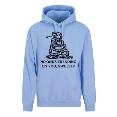 No Ones Treading On You Sweetie Unisex Surf Hoodie