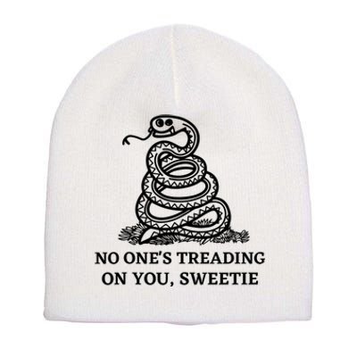 No Ones Treading On You Sweetie Short Acrylic Beanie