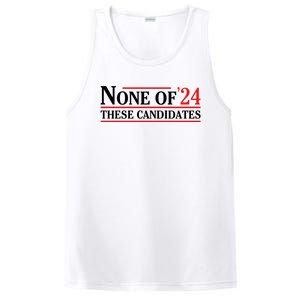 None Of These Candidates 2024 Funny Presidential Election PosiCharge Competitor Tank