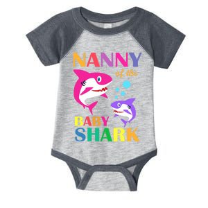 Nanny Of The Baby Birthday Shark Nanny Shark Mother's Day Infant Baby Jersey Bodysuit