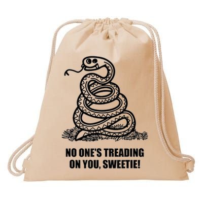 No One's Treading On You Sweetie Drawstring Bag