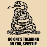 No One's Treading On You Sweetie Drawstring Bag