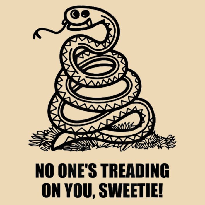 No One's Treading On You Sweetie Drawstring Bag