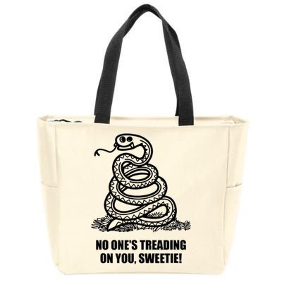 No One's Treading On You Sweetie Zip Tote Bag