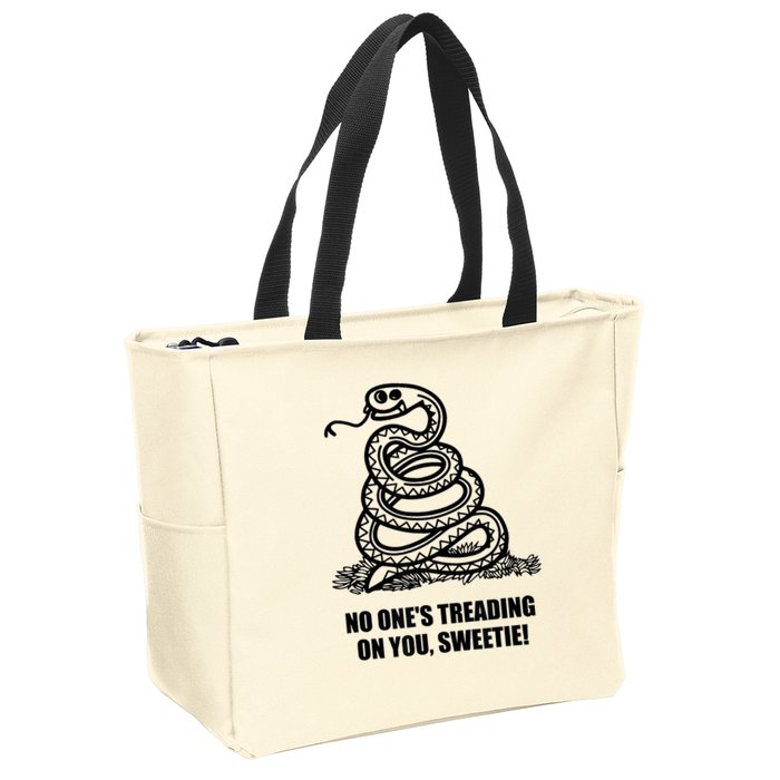 No One's Treading On You Sweetie Zip Tote Bag