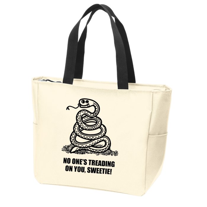 No One's Treading On You Sweetie Zip Tote Bag