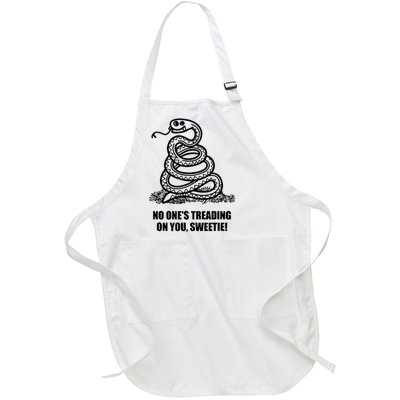 No One's Treading On You Sweetie Full-Length Apron With Pockets