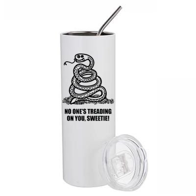 No One's Treading On You Sweetie Stainless Steel Tumbler