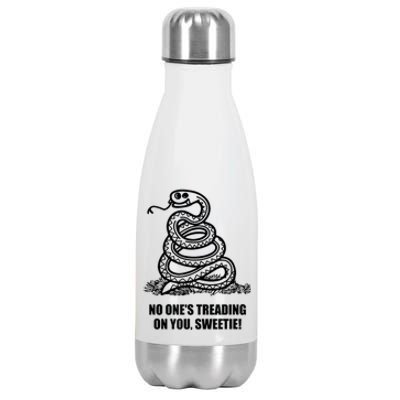 No One's Treading On You Sweetie Stainless Steel Insulated Water Bottle