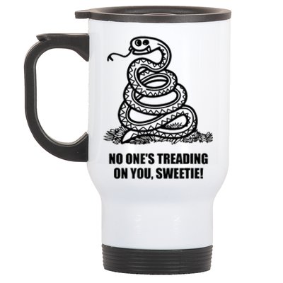 No One's Treading On You Sweetie Stainless Steel Travel Mug