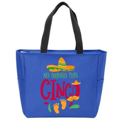 No O This Cinco Cinco De Mayo Pregnancy Announcet Great Gift Zip Tote Bag