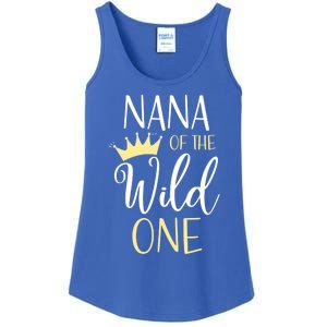 Nana Of The Wild One First Birthday Matching Family Meaningful Gift Ladies Essential Tank