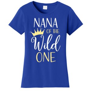 Nana Of The Wild One First Birthday Matching Family Meaningful Gift Women's T-Shirt