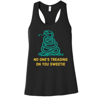 No Ones Treading On You Sweetie Snake Women's Racerback Tank