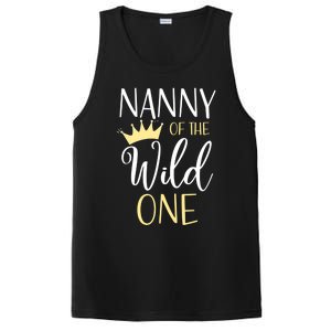 Nanny Of The Wild One First Birthday Matching Family Gift PosiCharge Competitor Tank