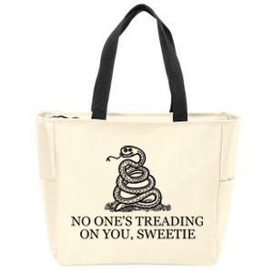 No Ones Treading On You Sweetie Zip Tote Bag