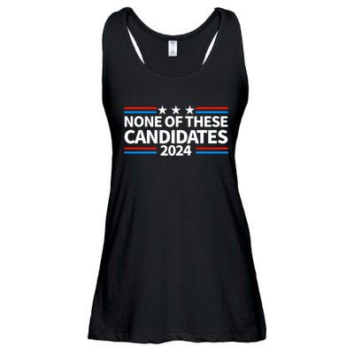 None Of These Candidates 2024 Funny Nevada President Ladies Essential Flowy Tank