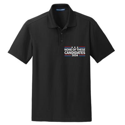 None Of These Candidates 2024 Funny Nevada President Dry Zone Grid Polo