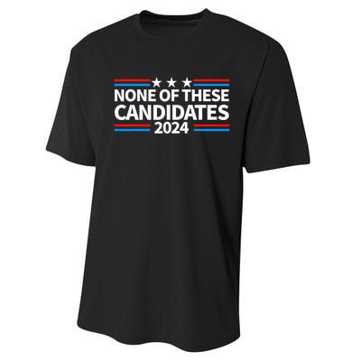 None Of These Candidates 2024 Funny Nevada President Performance Sprint T-Shirt