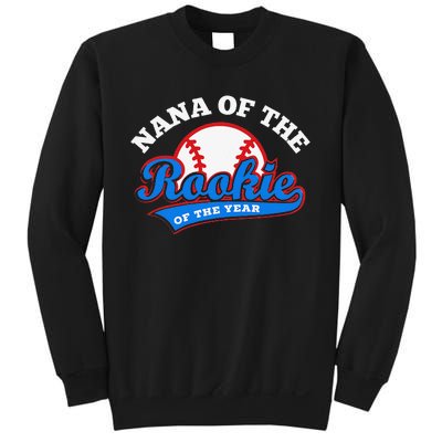 Nana of the Rookie of the Year Baseball Grandma Sweatshirt