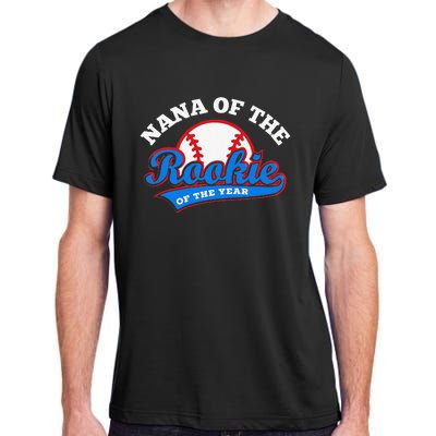 Nana of the Rookie of the Year Baseball Grandma Adult ChromaSoft Performance T-Shirt