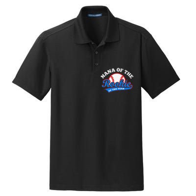 Nana of the Rookie of the Year Baseball Grandma Dry Zone Grid Polo