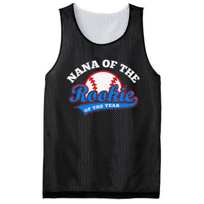 Nana of the Rookie of the Year Baseball Grandma Mesh Reversible Basketball Jersey Tank