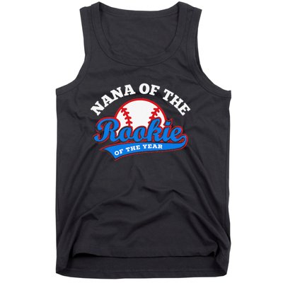 Nana of the Rookie of the Year Baseball Grandma Tank Top