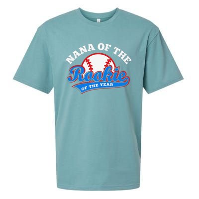 Nana of the Rookie of the Year Baseball Grandma Sueded Cloud Jersey T-Shirt