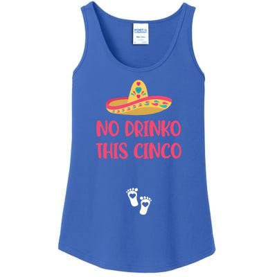 No O This Cinco Pregnancy Announcet Cinco De Mayo Gift Ladies Essential Tank