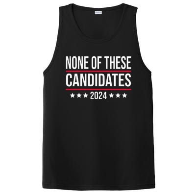 None of These Candidates 2024 Funny Election PosiCharge Competitor Tank