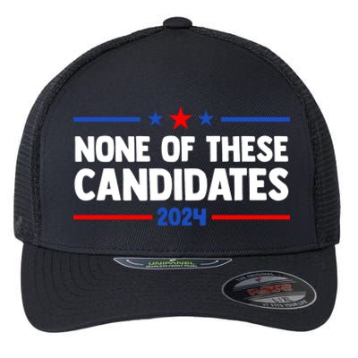 None Of These Candidates 2024 Funny Nevada President Flexfit Unipanel Trucker Cap