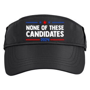 None Of These Candidates 2024 Funny Nevada President Adult Drive Performance Visor