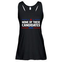 None Of These Candidates 2024 Funny Nevada President Ladies Essential Flowy Tank