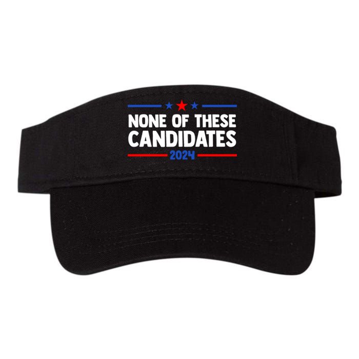 None Of These Candidates 2024 Funny Nevada President Valucap Bio-Washed Visor